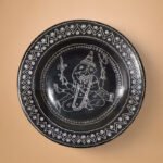 Plate in Black Pottery