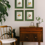 The Nature's Fruits in Miniature Painting