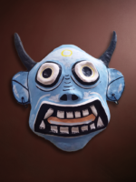 The mischievious watcher in Cheriyal mask