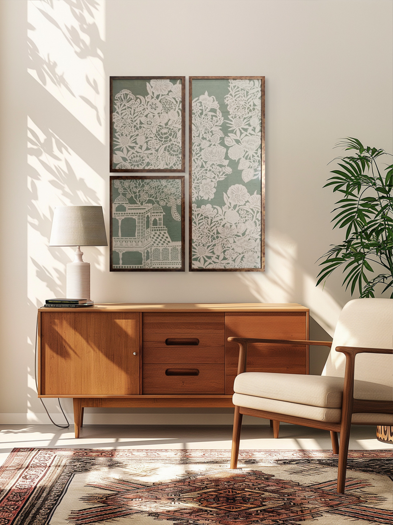 1Floral_Motif_with_architechtural_Elegance_in_Sanjhi_by_Ashutosh_Verma_800x Floral Motif with architechtural Elegance in Sanjhi - Image 1