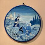 Young Prince in Kashmiri Paper Mache plate