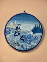 Young Prince in Kashmiri Paper Mache plate