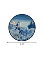 Young Prince in Kashmiri Paper Mache plate - Image 2