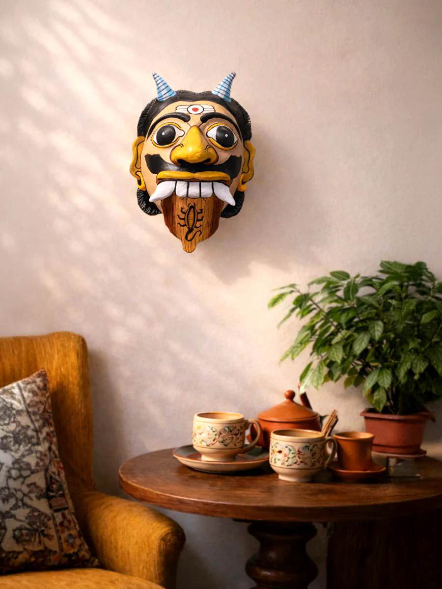 The fearless story monster in Cheriyal mask - Image 2