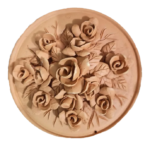 Blooming Roses:Terracotta art - Image 2