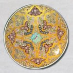 Colorful Paper Mache Kashmiri Paisley Naqashi Wall Plates