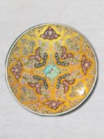 Colorful Paper Mache Kashmiri Paisley Naqashi Wall Plates