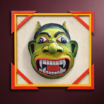 The gentle Giant in Cheriyal mask