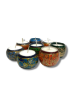 Paper Mache Tea Light Set (set of 8) - Image 2