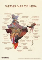 Framed Set of 4 | Maps of India - Image 2